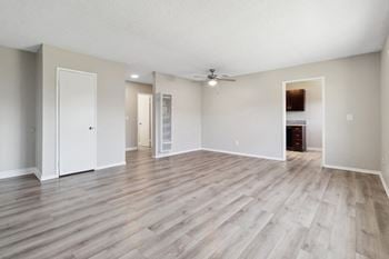 Carpet and vinyl flooring